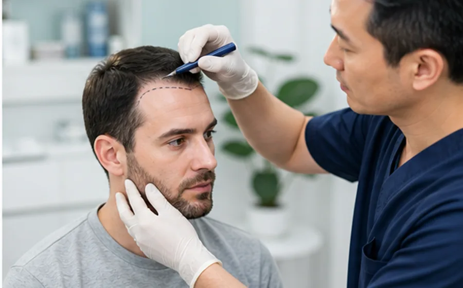 Hair transplant overview image