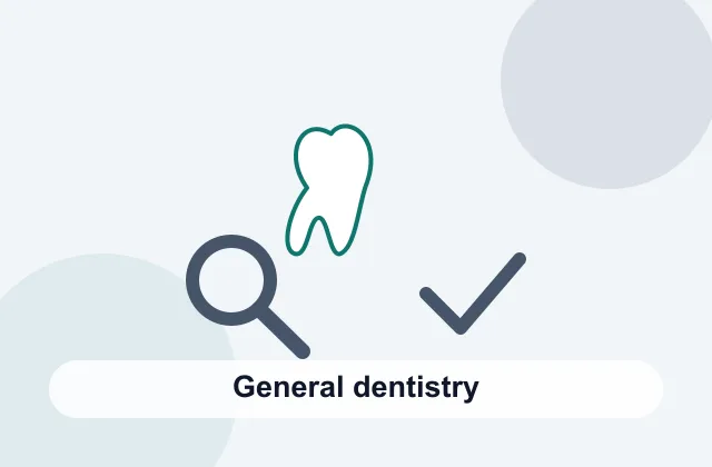 General dentistry treatment overview image